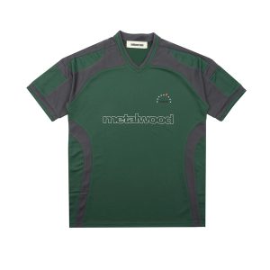 PANELED JERSEY IN SPRUCE