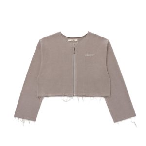 HONOR ROUND CROP ZIP CREW