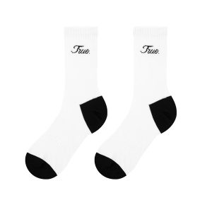 SIGNATURE CREW SOCKS - BLACK