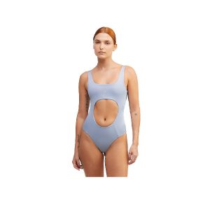 CUT-OUT BODYSUIT - LIGHT GREY