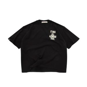 DREAMS BOXY TEE - BLACK