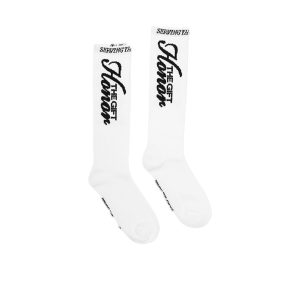 1988 RIBBED SOCK-WHITE