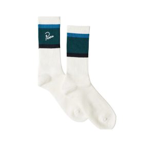 SIGNATURE STRIPED CREW SOCKS