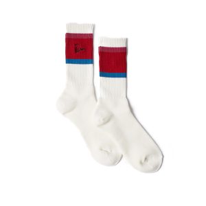 SIGNATURE STRIPED CREW SOCKS
