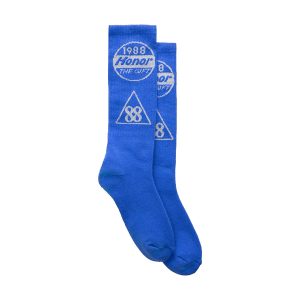 LIVE PATCHWORK SOCK - BLUE