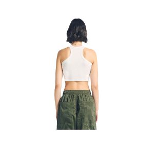 Alternative view of SIGNATURE RIBBED CROP TANK - W