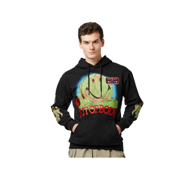 SMILEY OUT OF BODY HOODIE