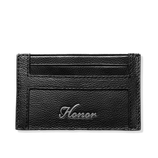 H CARD WALLET-BLACK