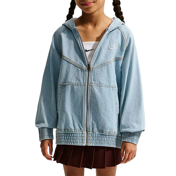 K NSW WR DENIM FZ JACKET